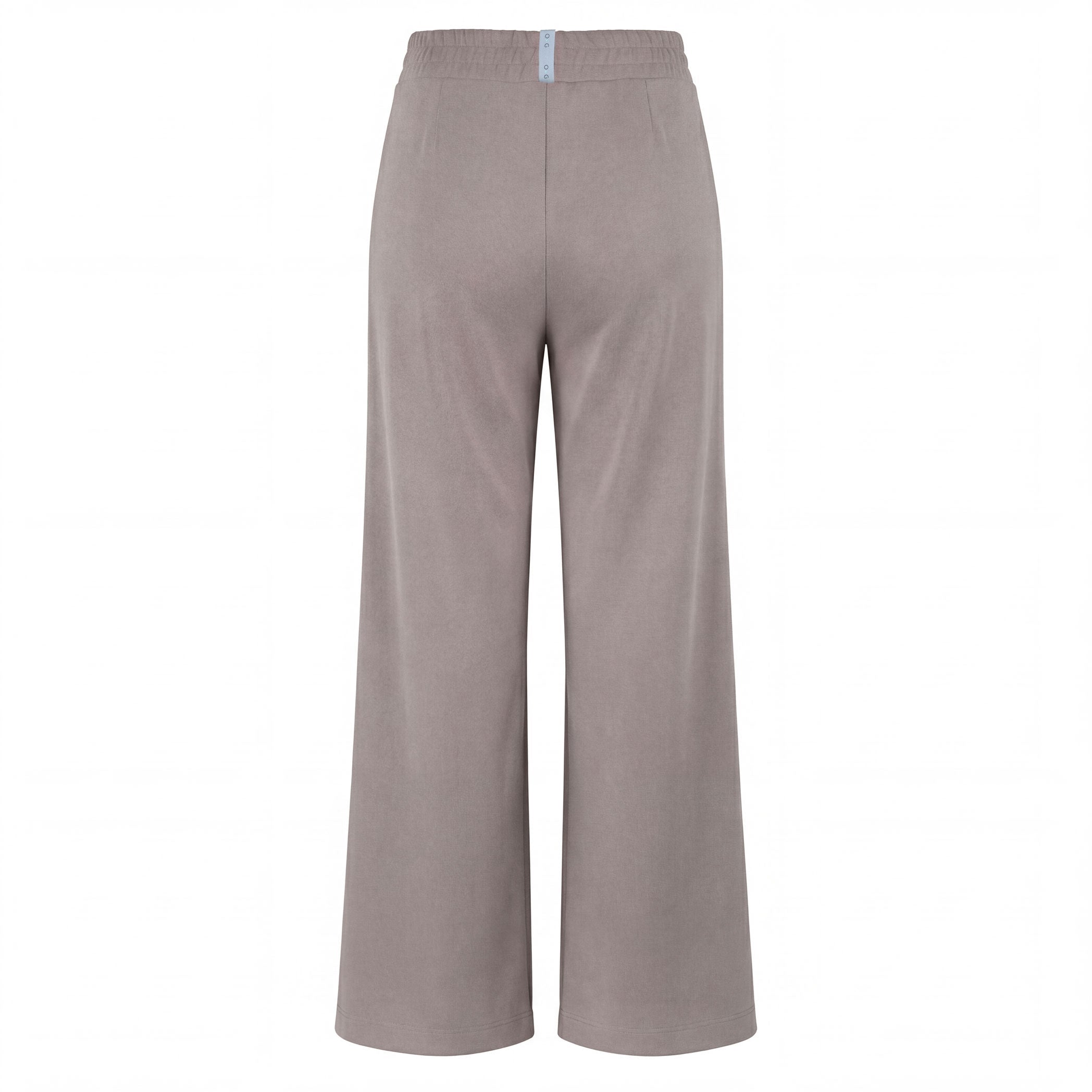 SENNEN Sustainable Scuba Wide Leg Trouser In Mink