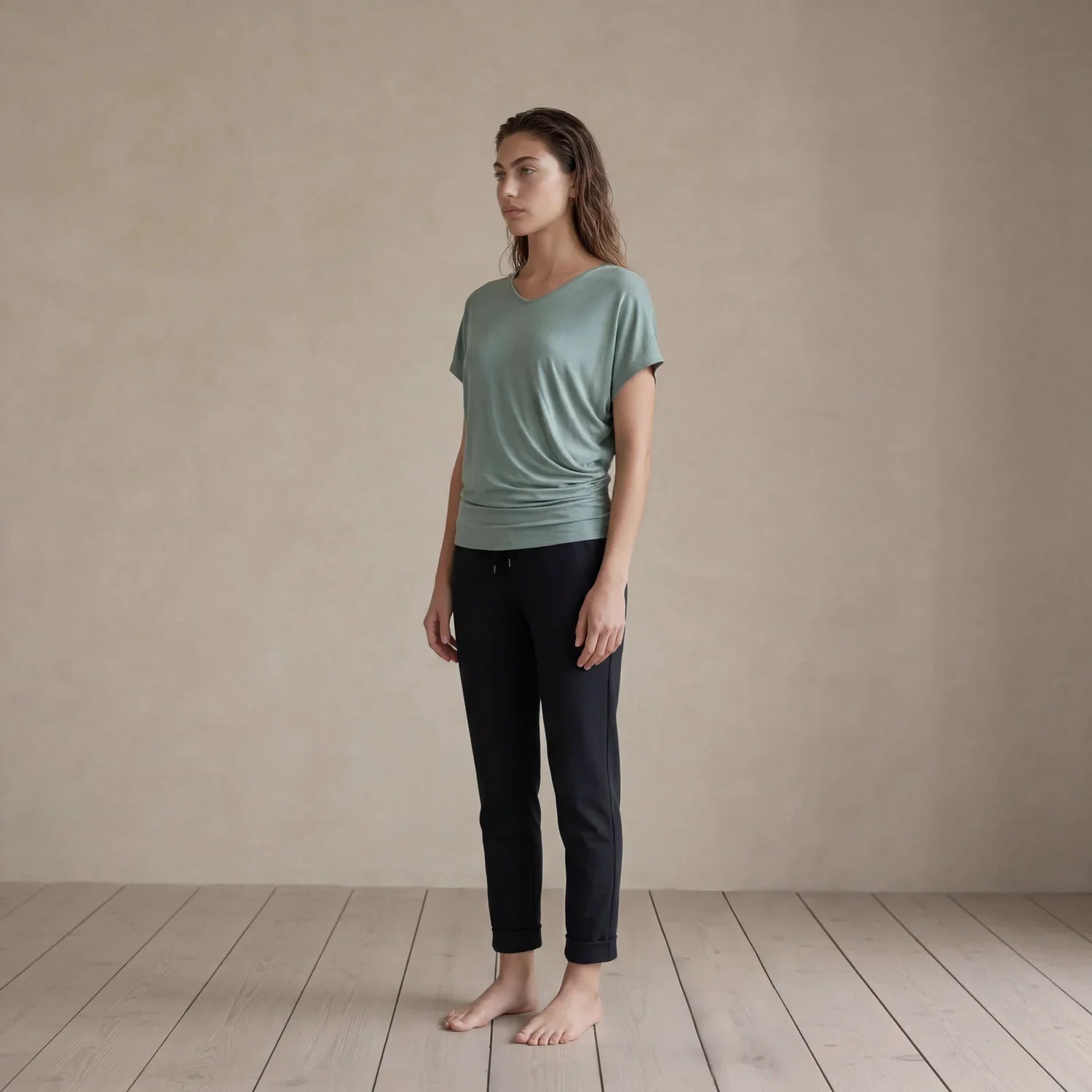 BODA Recycled Polyester Twill Jogger In Black