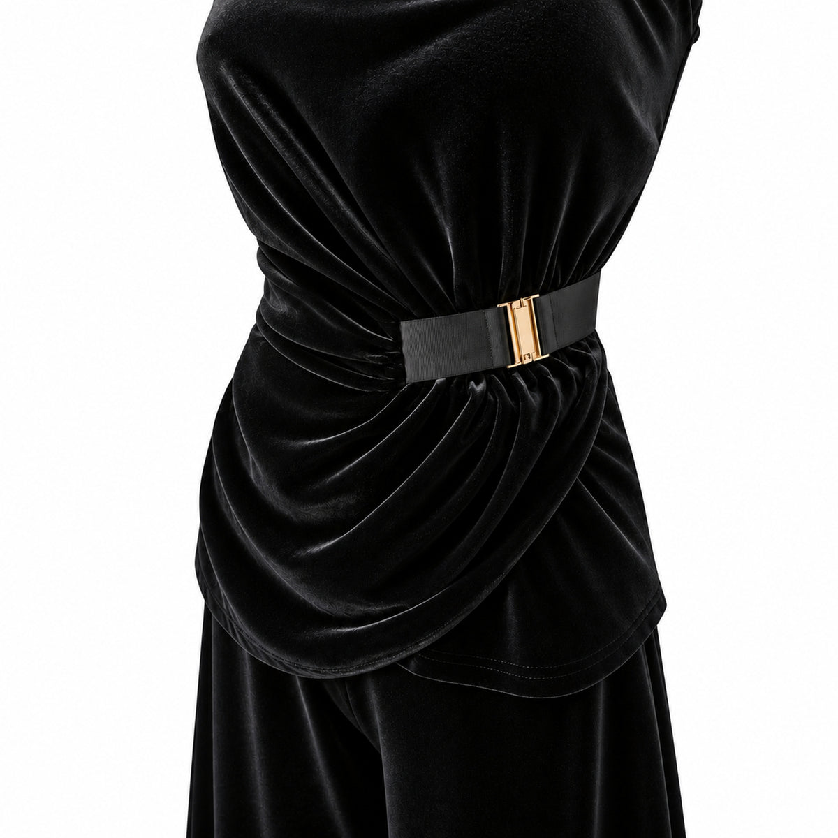 Rise & Shine black velvet co-ord by Me&Thee