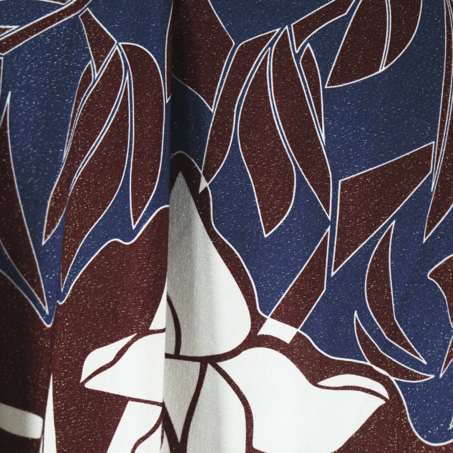 Hang Fire One Shoulder Blue & Wine Printed Maxi Dress by Me&Thee