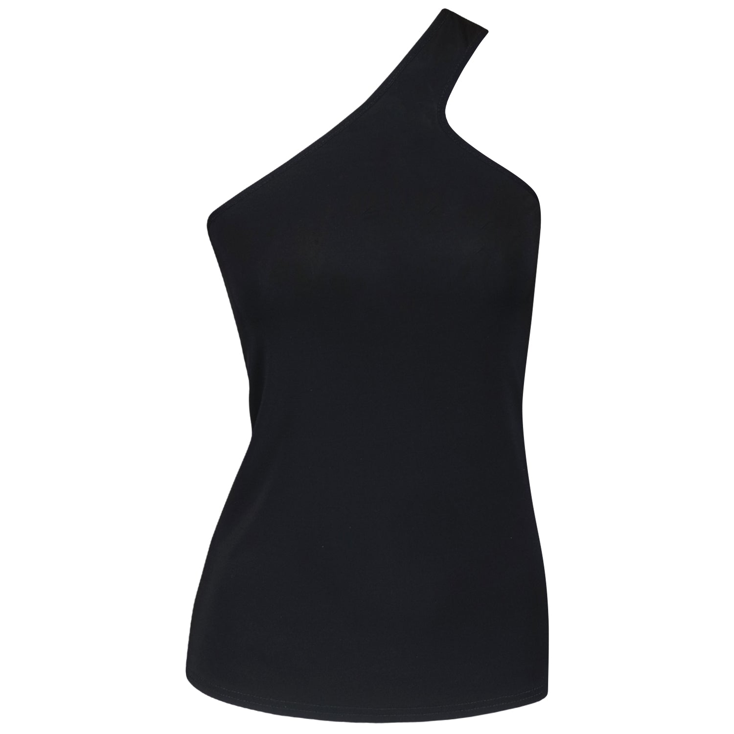 Heady Mix Black One Shoulder Top by Me&Thee