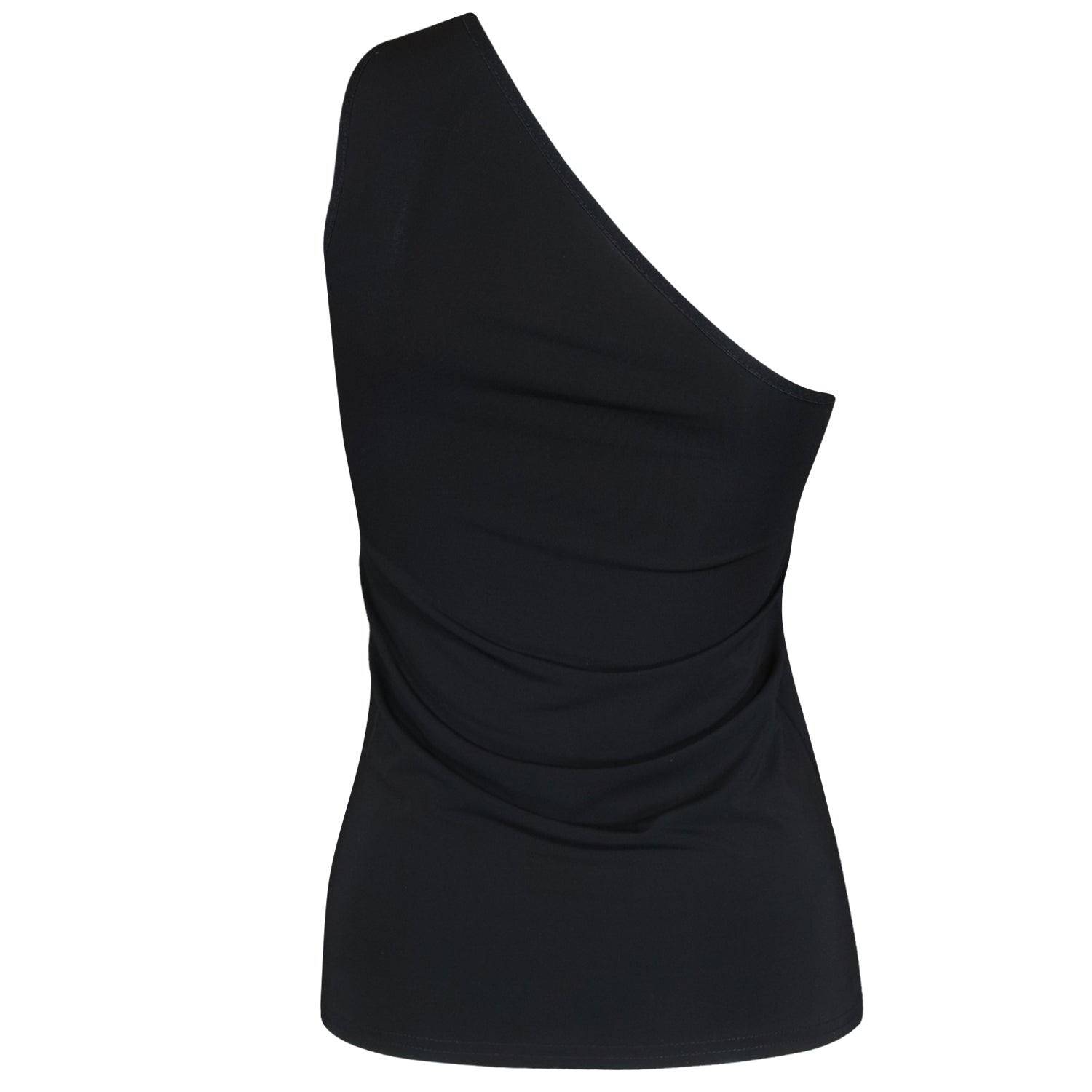 Heady Mix Black One Shoulder Top by Me&Thee