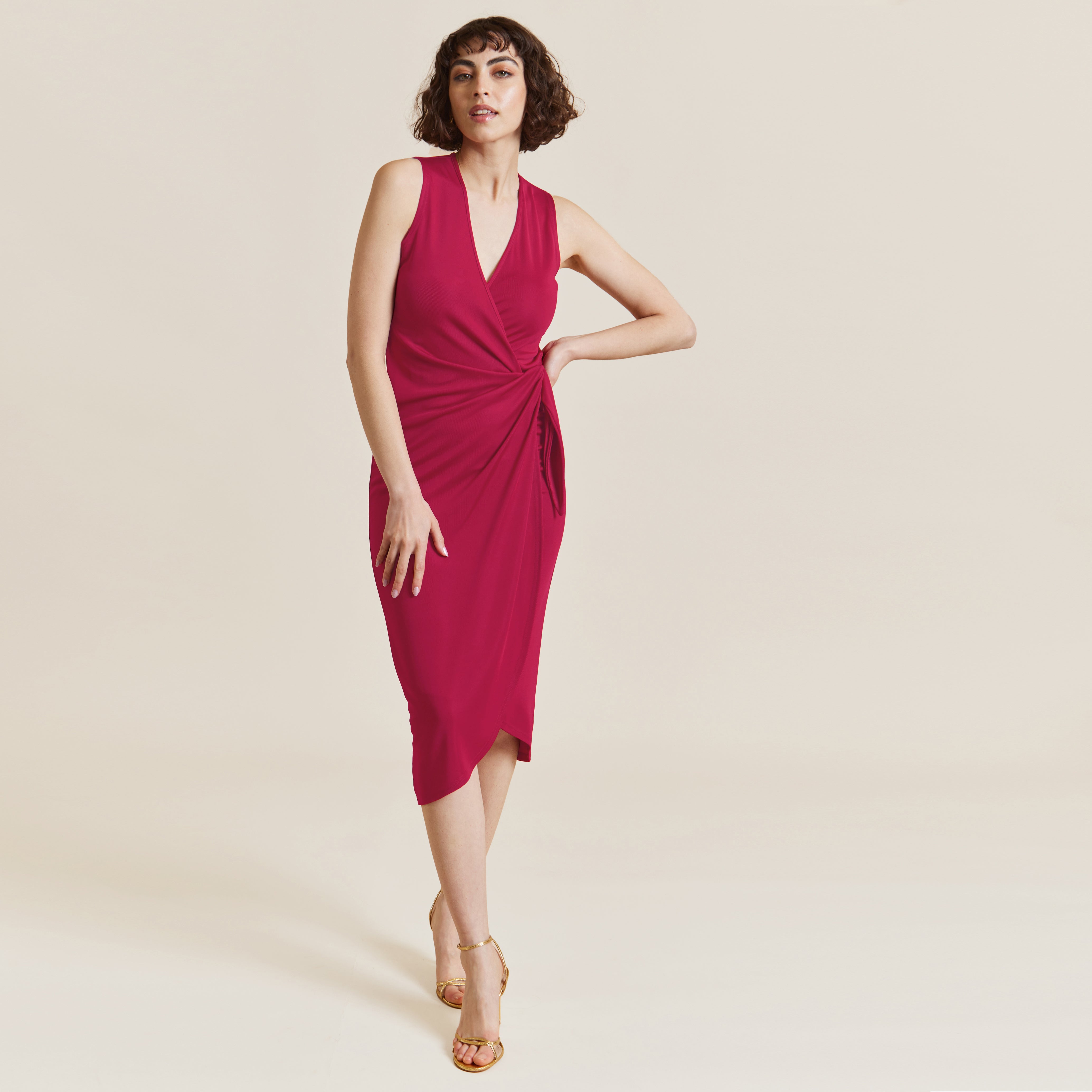 Heaven Sent Pink Wrap Dress By Me&Thee