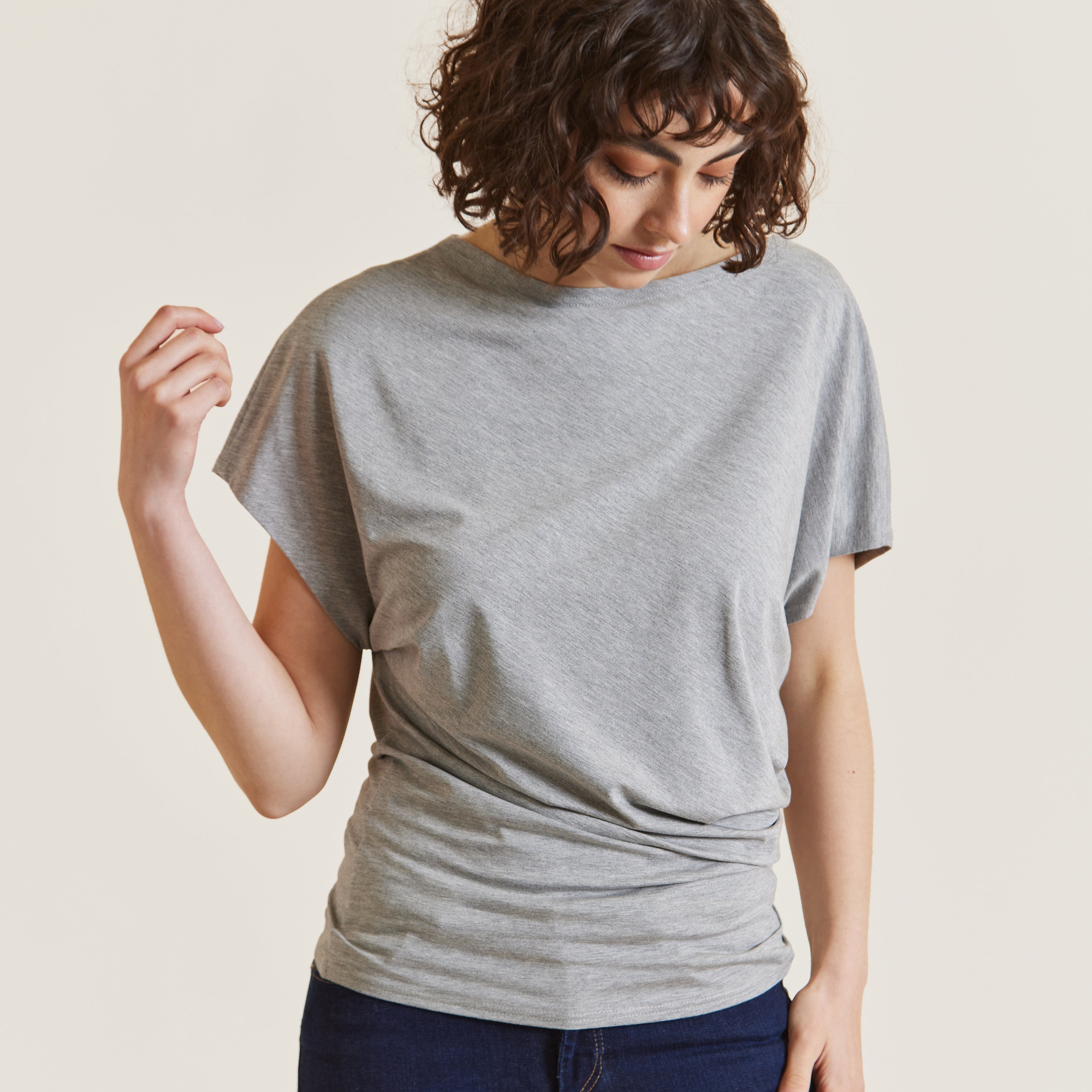 Hocus Pocus Grey Marl Tee By Me&Thee