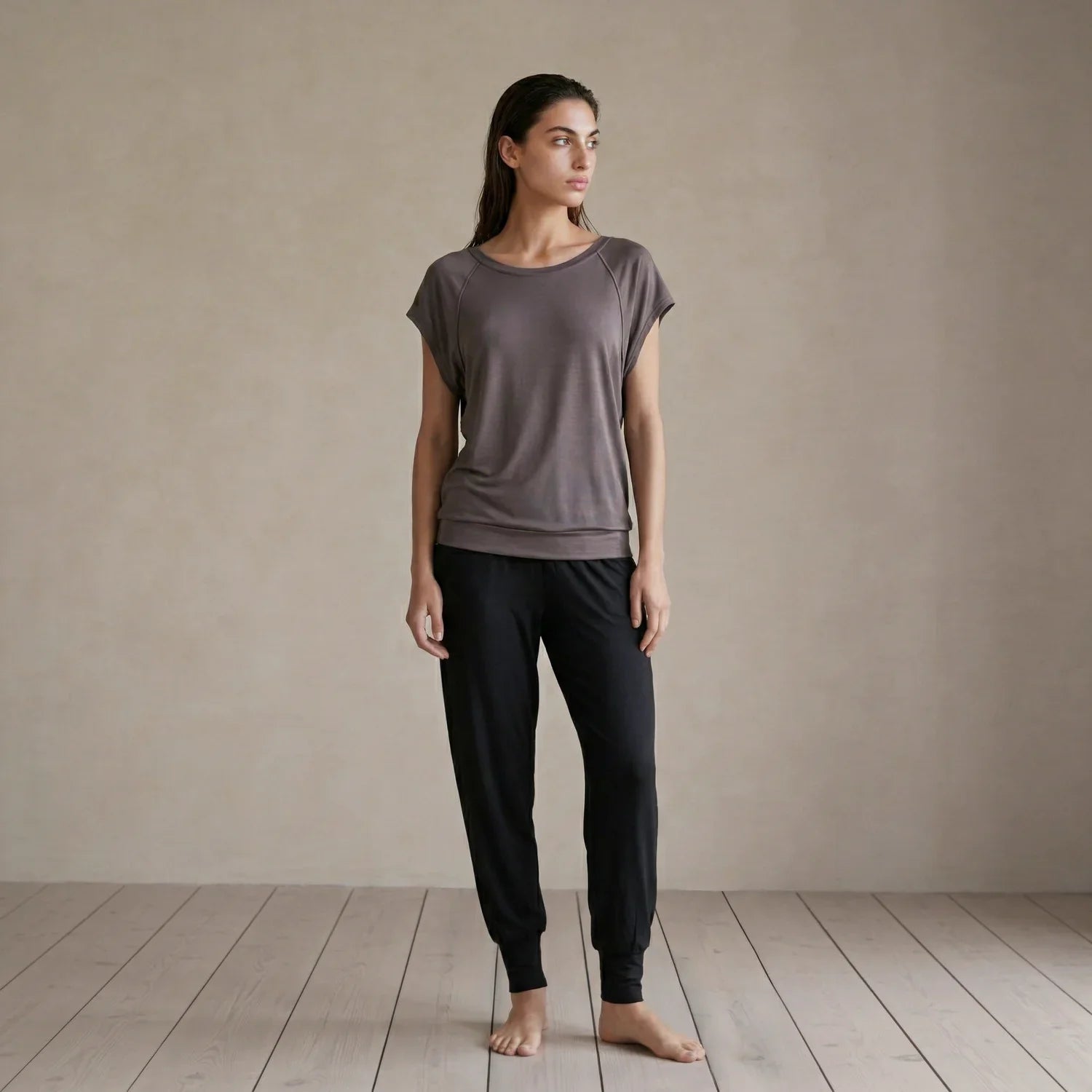 OKITU Smartcel Boat Neck Sweat-Shirt In Grey