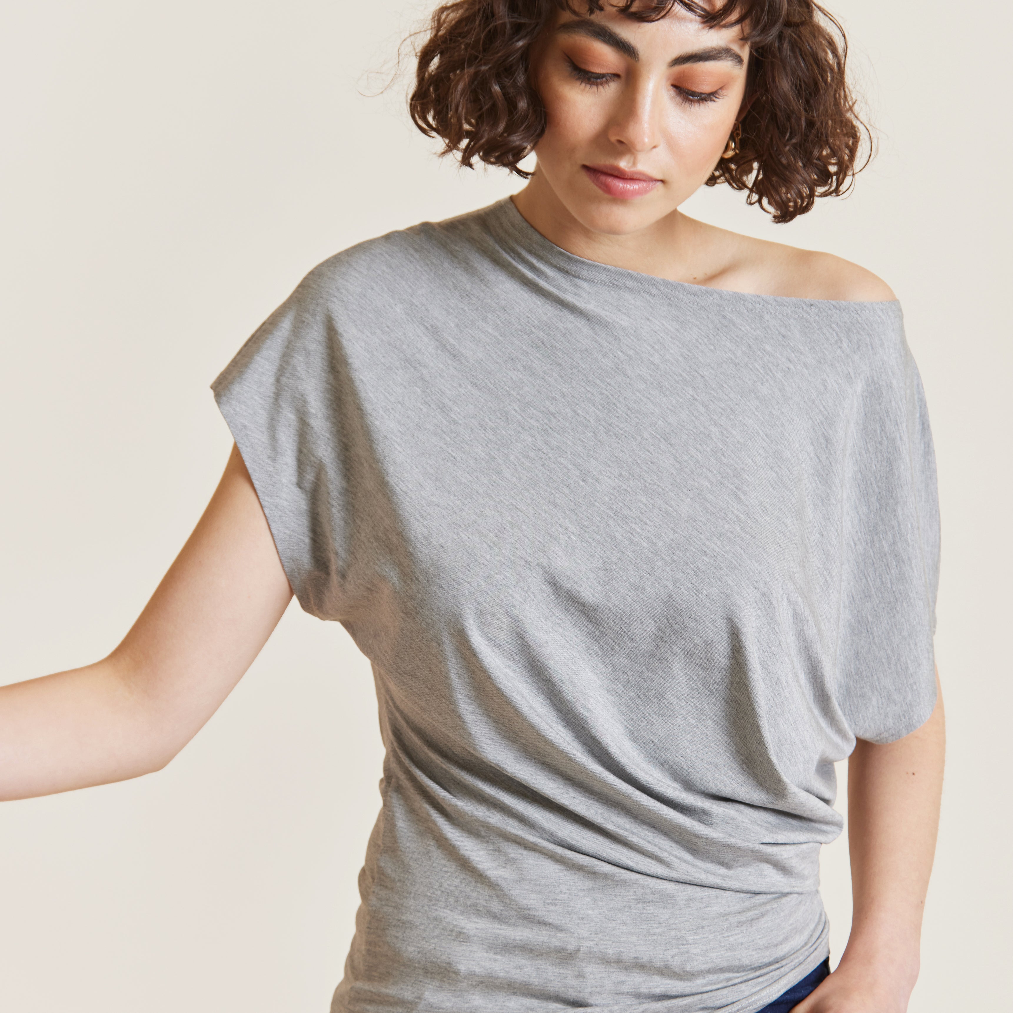 Hocus Pocus Grey Marl Tee By Me&Thee